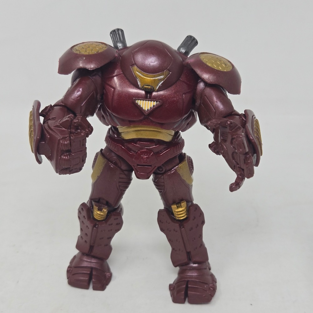 Marvel Iron Man 2 Hulkbuster Action Figure 2010 Hasbro 4.5 Inch Maroon Gold